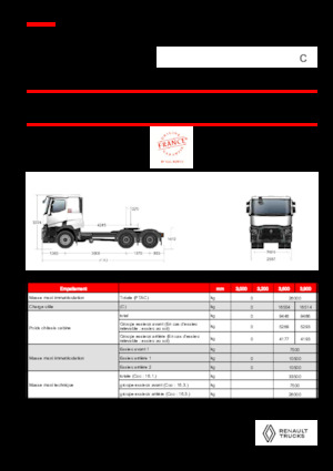 Trekkers Renault C T6X4 OFF ROAD 13L E6