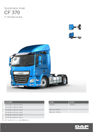 Trekkers DAF CF 370 FT Low Deck