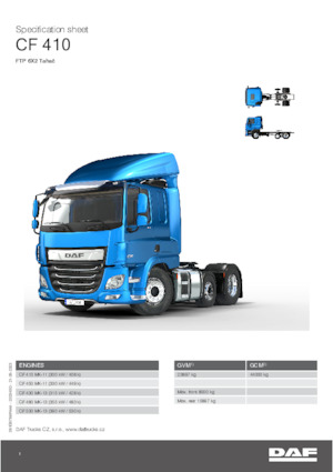 Trekkers DAF CF 410 FTP