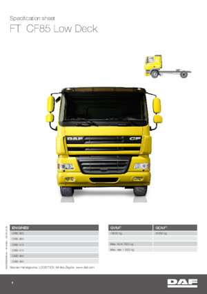Trekkers DAF CF 85.460 FT Low Deck