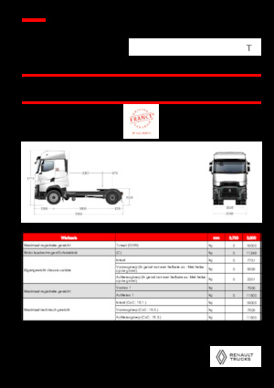 Trekkers Renault T HIGH T4X2 LOW 13L E6