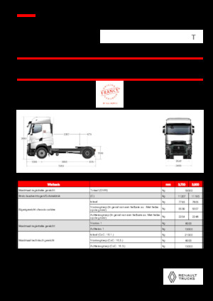 Trekkers Renault T HIGH T4X2 MAXISPACE 13L E6