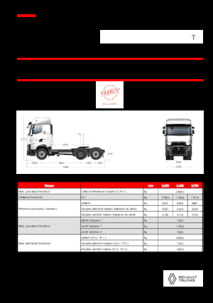 Trekkers Renault T HIGH T6X2 LOW 13L E6