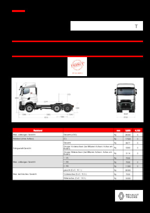 Trekkers Renault T HIGH T6X2 PUSHER 13L E6