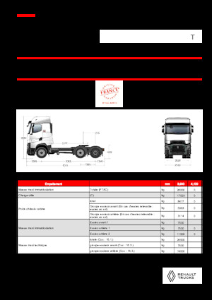 Trekkers Renault T HIGH T6X2 PUSHER 13L E6