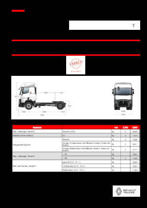 Trekkers Renault T T4X2 LOW 13L E6