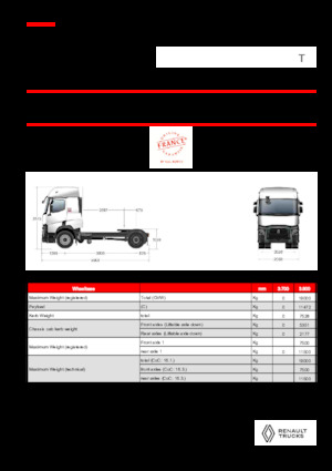Trekkers Renault T T4X2 LOW 13L E6