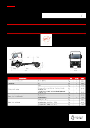 Trekkers Renault T T4X2 X-LOW 11L E6