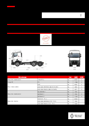 Trekkers Renault T T6X2 PUSHER 11L E6