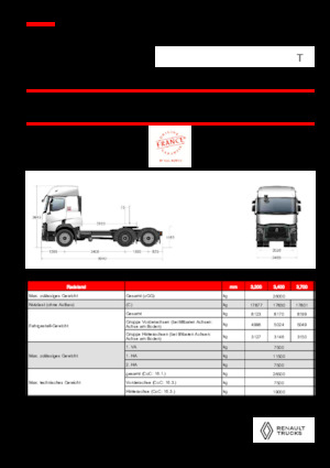 Trekkers Renault T T6X2 TAG 13L E6