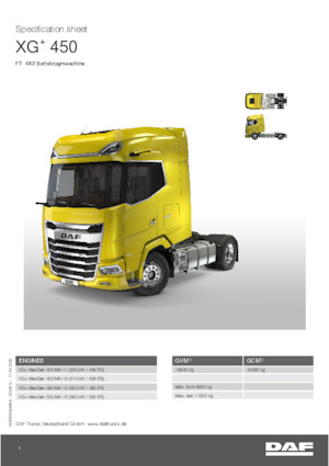 Trekkers DAF XG+ 480 FT Low Deck