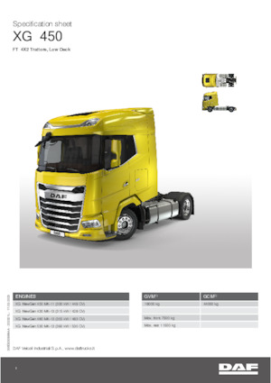 Trekkers DAF XG 430 FT Low Deck