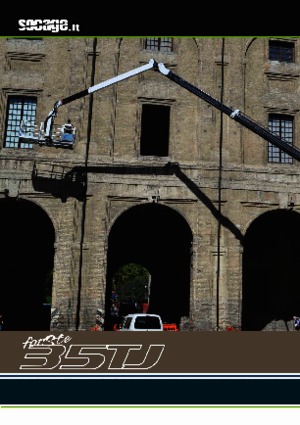 Telescoophoogwerkers op vrachtwagens Socage forSte 35 TJ