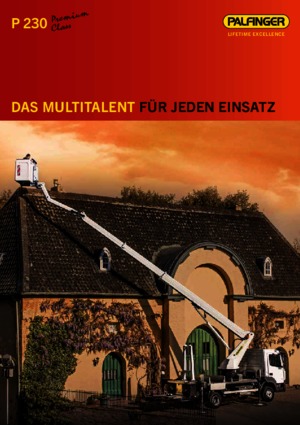 Telescoophoogwerkers op vrachtwagens Palfinger P 230