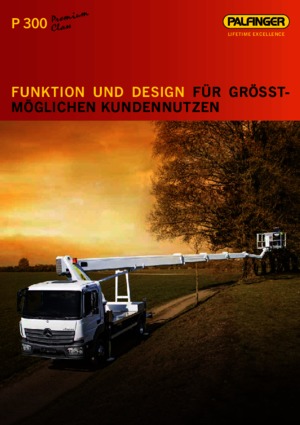 Telescoophoogwerkers op vrachtwagens Palfinger P 300