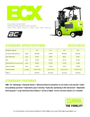 Hooglifters Clark ECX30