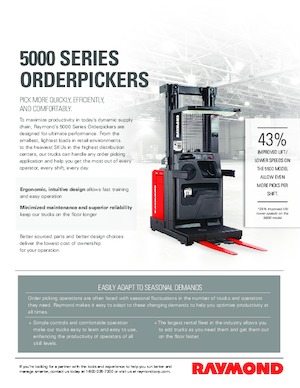 Orderverzameltrucks RAYMOND 5600