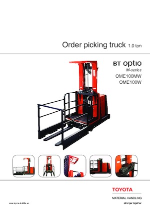 Orderverzameltrucks BT OME 100 MW Man-Up 
