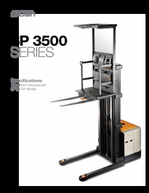 Orderverzameltrucks Crown SP 3570F