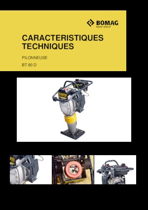 Benzine en Diesel Trilstampers Bomag BT 80 D