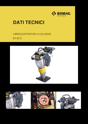 Benzine en Diesel Trilstampers Bomag BT 80 D