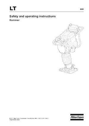 Benzine en Diesel Trilstampers Atlas Copco LT 800