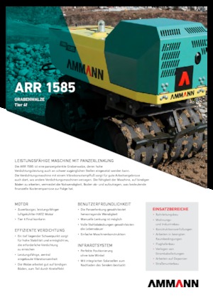 Greppelwalsen Ammann ARR 1585 T4f