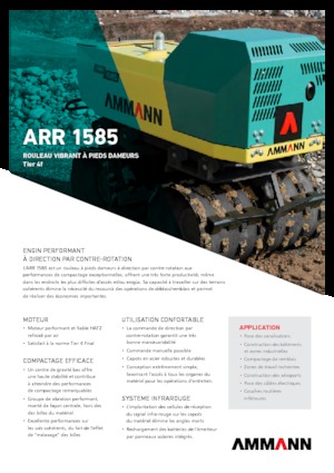 Greppelwalsen Ammann ARR 1585 T4f