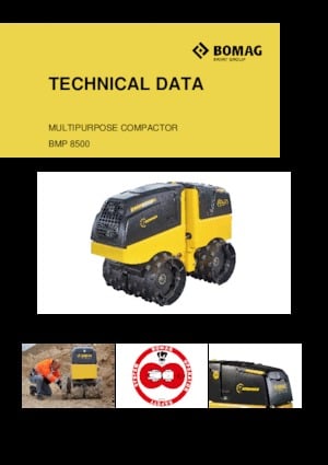 Greppelwalsen Bomag BMP 8500