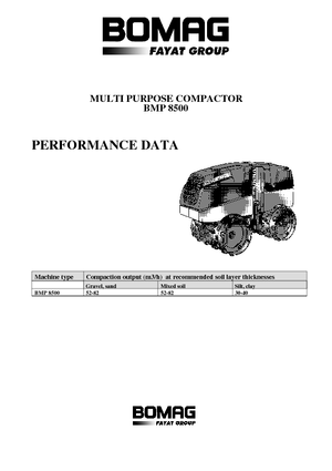 Greppelwalsen Bomag BMP 8500