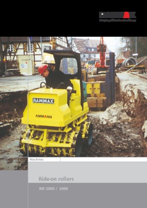 Greppelwalsen Rammax RW 2000 HF