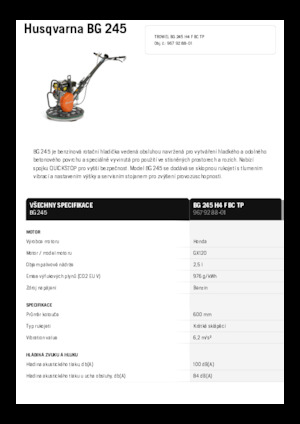 Betonmolens Husqvarna BG 245