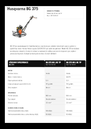 Betonmolens Husqvarna BG 375