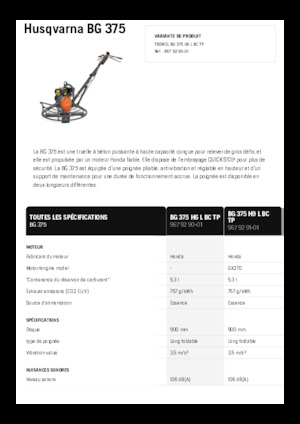 Betonmolens Husqvarna BG 375