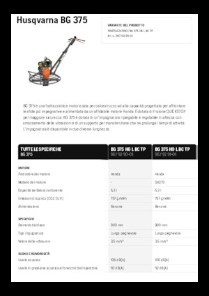 Betonmolens Husqvarna BG 375