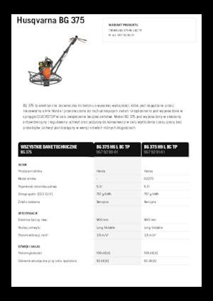 Betonmolens Husqvarna BG 375