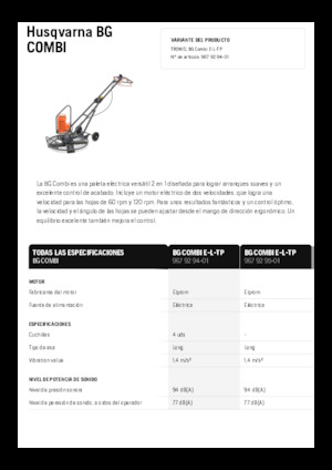 Betonmolens Husqvarna BG COMBI