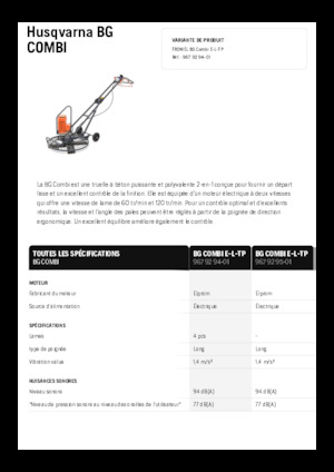 Betonmolens Husqvarna BG COMBI