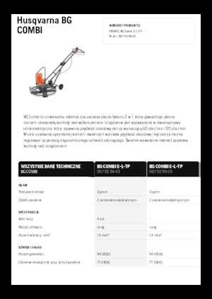 Betonmolens Husqvarna BG COMBI