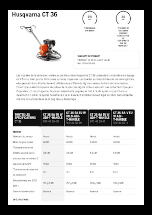 Betonmolens Husqvarna CT 36