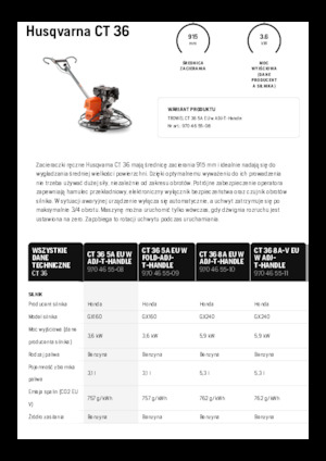 Betonmolens Husqvarna CT 36