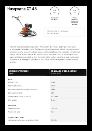 Betonmolens Husqvarna CT 48