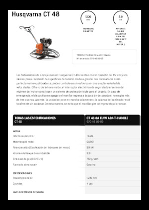 Betonmolens Husqvarna CT 48