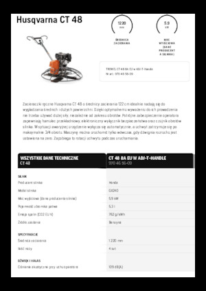 Betonmolens Husqvarna CT 48