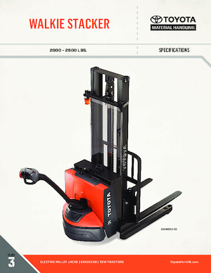 Walkie stapelaars Toyota 8BWS10