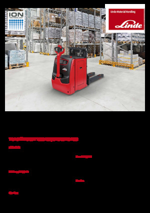 Walkie stapelaars Linde D10