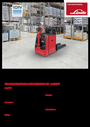 Walkie stapelaars Linde D10