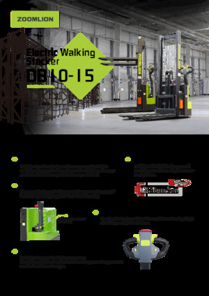 Walkie stapelaars Zoomlion DB15
