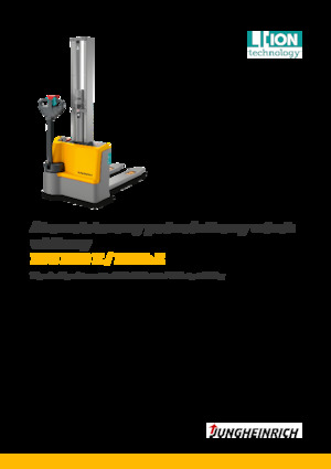 Walkie stapelaars Jungheinrich EJC M10b E Li-Ion