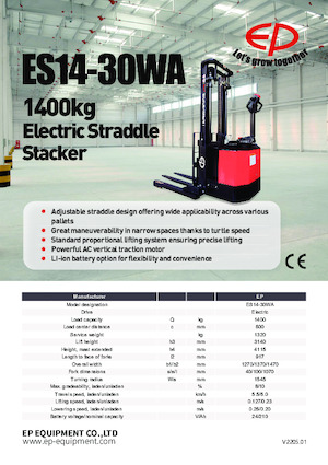 Walkie stapelaars EP ES14-30WA